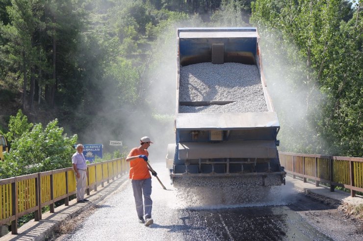 Alanya’da içme suyu ve asfalt çalışması