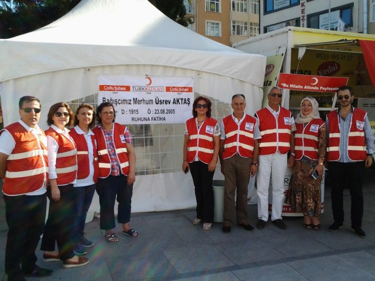 Bağışçı merhum Üsrev Aktaş’ı unutulmadı