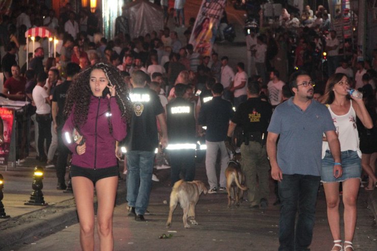 Bodrum’da 250 polis ile barlar sokağında Huzur operasyonu