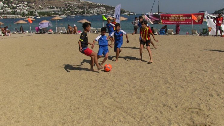 Çocuklar Plaj Futbol Turnuvası, Türkiye’de ilk kez Bodrum’da düzenlendi