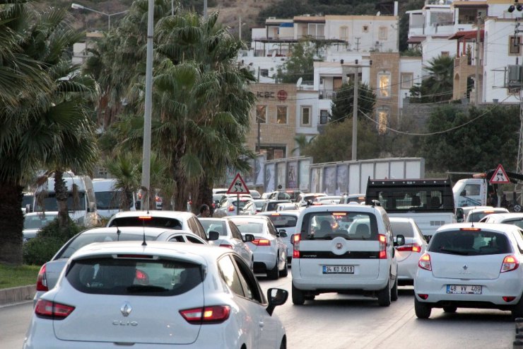 Bodrum’a 3 günde 531 uçak indi, trafik durma noktasına geldi