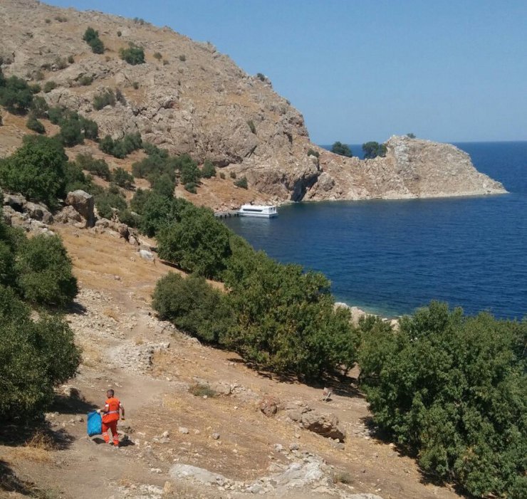 Akdamar Adası’nda çevre temizliği