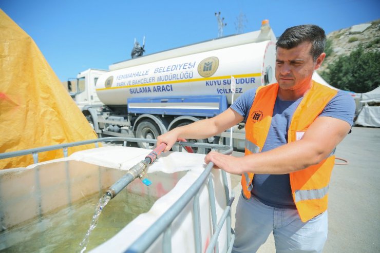 Yenimahalle’de kurban kesim alanında hazırlıklar tamamlandı