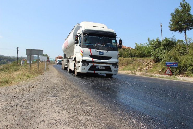 Ereğli-Devrek Karayolu’nda sürücülerin ‘zift’ çilesi