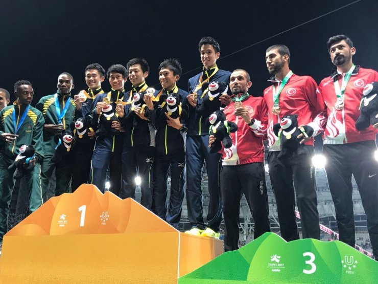 Ağrılı öğrencilerinde bulunduğu atletizm milli takımı Tayvan’da 3’üncü oldu