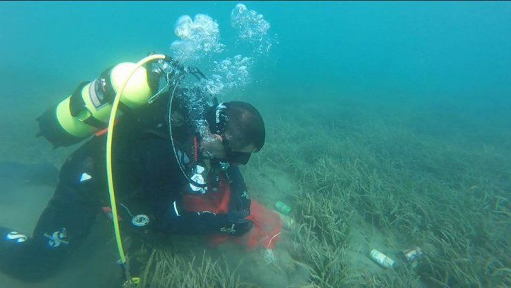 İtfaiye deniz temizledi