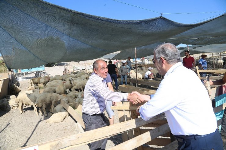 Başkan Çelik Kurban Pazarı’nda