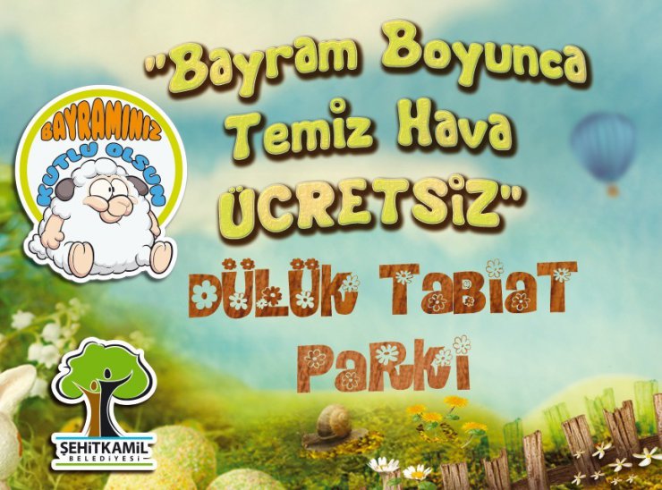 Dülük Tabiat Parkı’na girişler bayramda ücretsiz