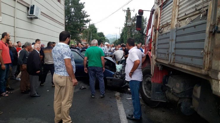 Rize’de feci kaza: Karı-koca hayatını kaybetti
