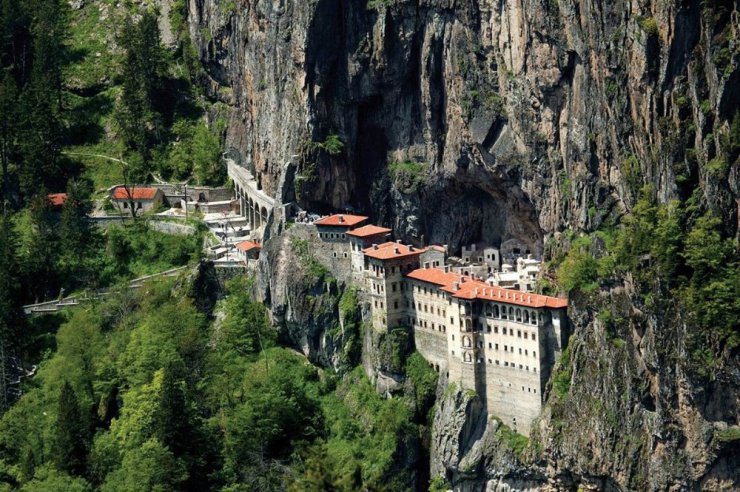 Sümela Manastırı’nın yüzde 70’lik bölümü tamamlandı