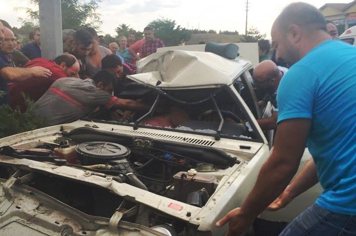 Sungurlu’da trafik kazası: 5 yaralı