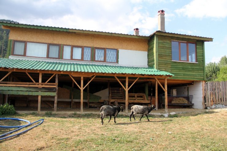 Yıkım kararı gelen yayla evi sahiplerine atlı, tüfekli destek