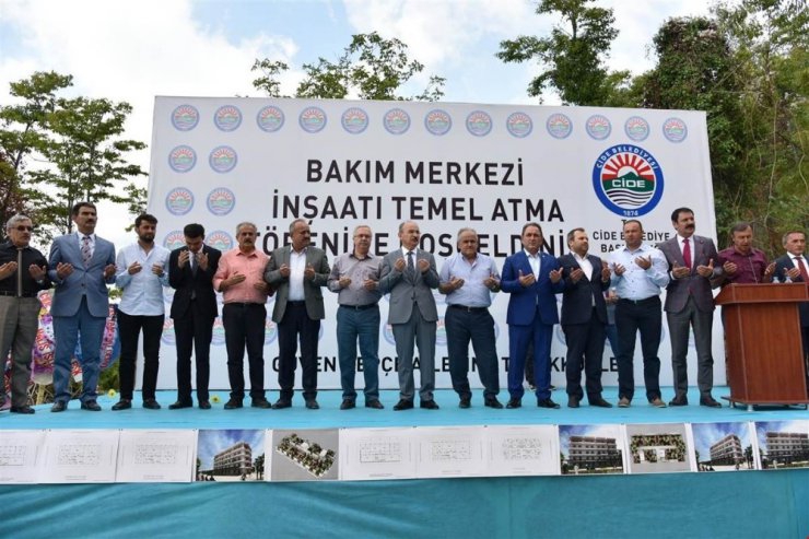 Cide’de huzurevinin temeli atıldı