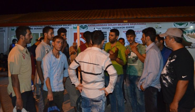 Hatay’da aç kalan sığınmacılar polise başvurdu