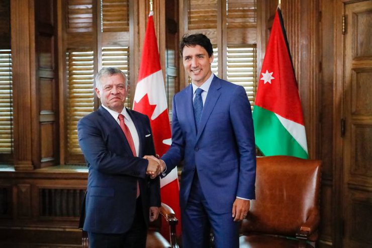 Ürdün Kralı 2. Abdullah ve Kanada Başbakanı Trudeau, Orta Doğu meselelerini görüştü