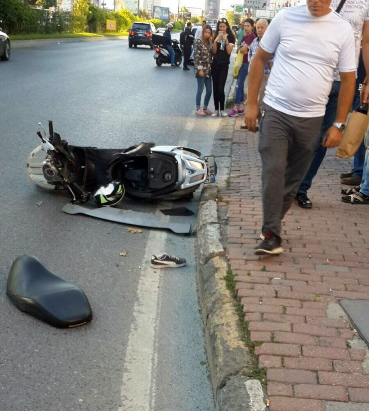 Beşiktaş’ta feci kaza: 2 yaralı