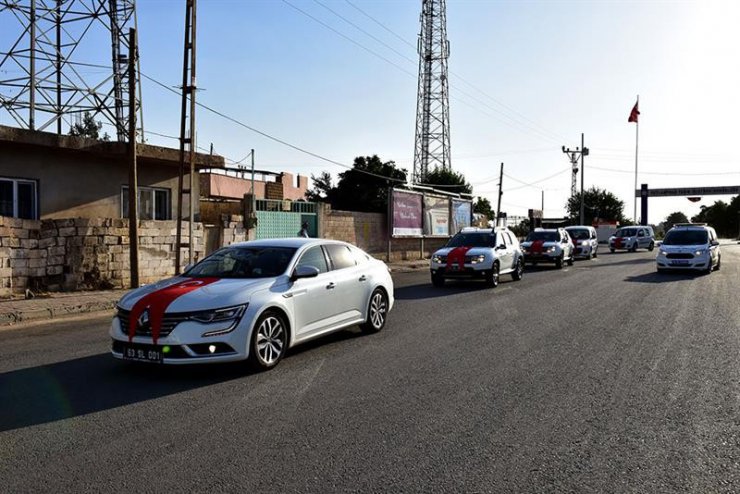 Ceylanpınar Belediyesi araç filosuna 5 yeni araç daha katıldı