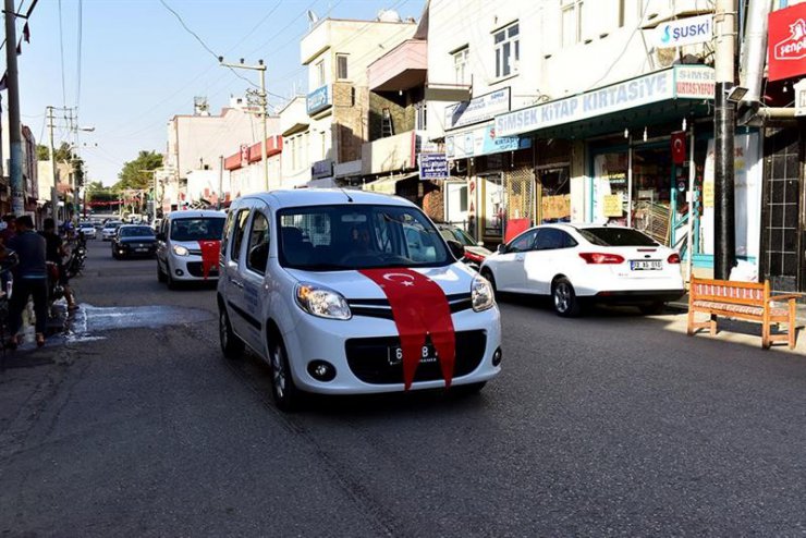 Ceylanpınar Belediyesi araç filosuna 5 yeni araç daha katıldı