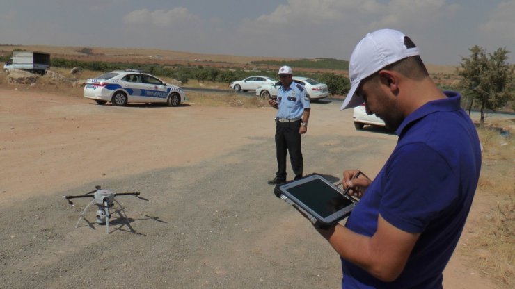 Havadan İHA karadan radar ile trafik denetimleri