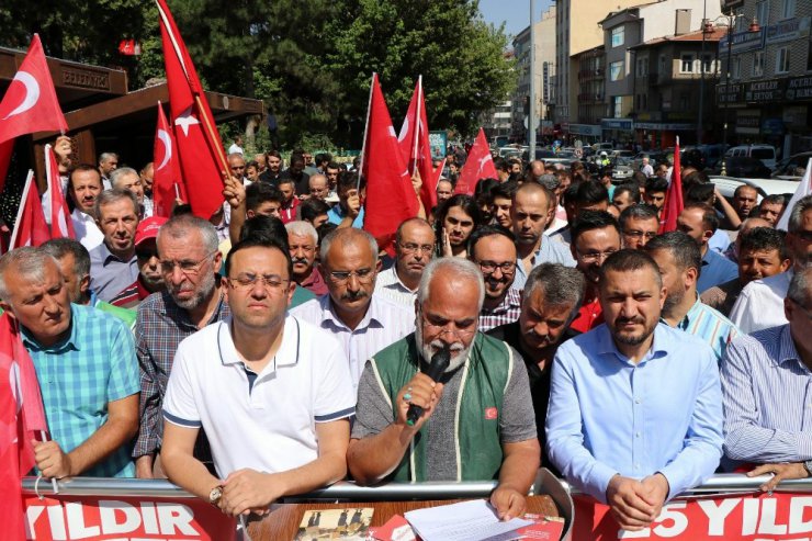 Nevşehir’de Arakan’da yaşanan zulüm protesto edildi
