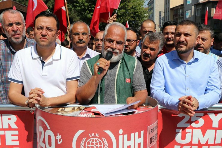 Nevşehir’de Arakan’da yaşanan zulüm protesto edildi