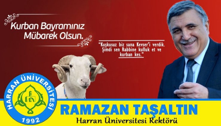 Rektör Taşaltın Kurban Bayramını kutladı