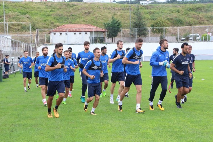 Trabzonspor, Gençlerbirliği maçı hazırlıklarını sürdürdü