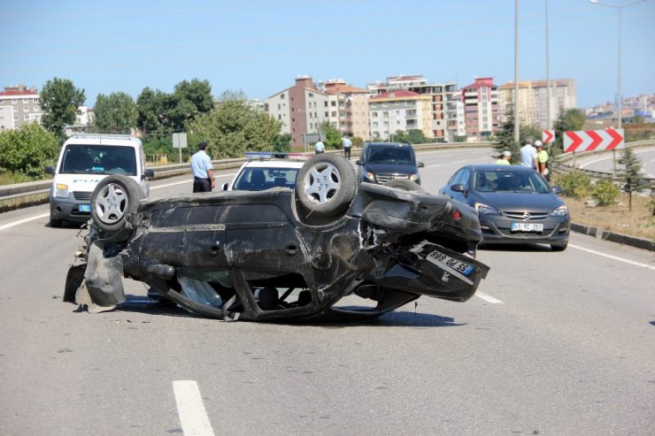 Samsun’da anne ve 3 çocuğu ölümden döndü