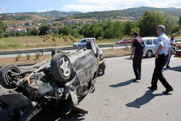 Samsun’da anne ve 3 çocuğu ölümden döndü