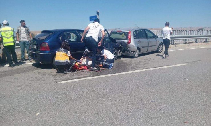 Sungurlu’da trafik kazası : 3 yaralı