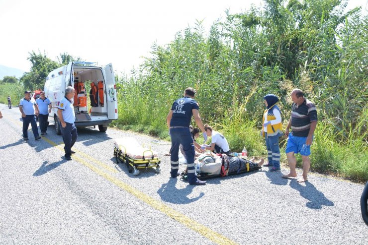 Ortaca’da tatil dönüşü trafik kazası; 4 yaralı