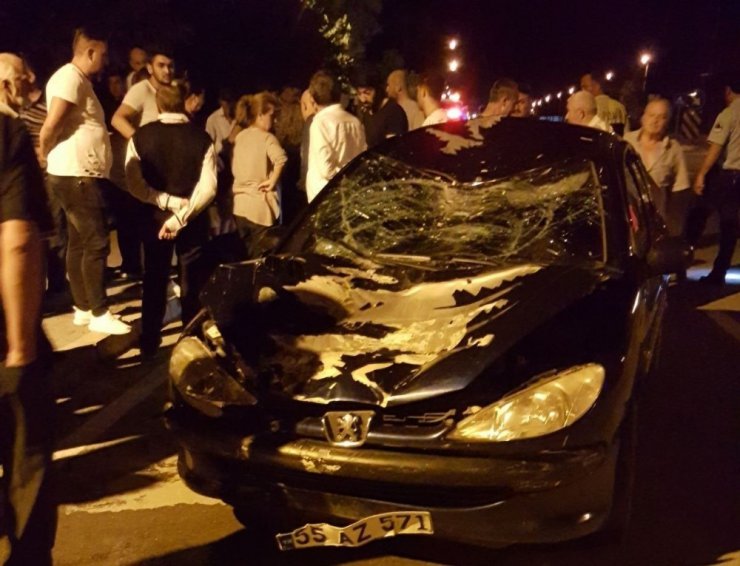 Samsun’da trafik kazası: 1 ölü, 1 yaralı