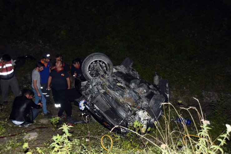 Sinop’ta trafik kazası: 1 ölü, 2 yaralı