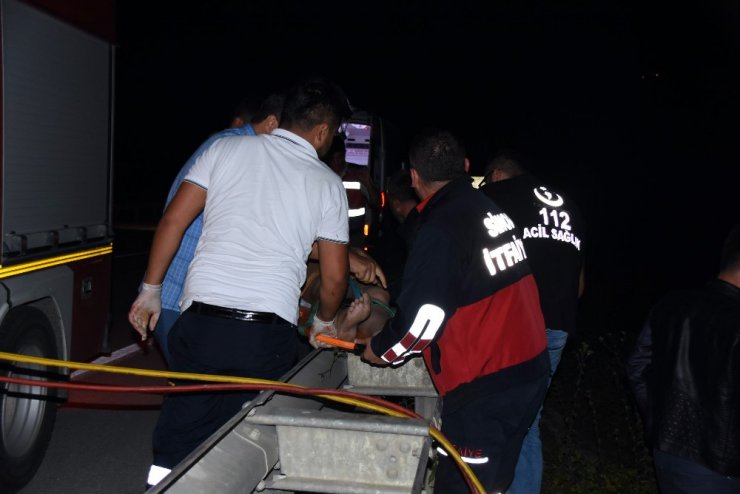 Sinop’ta trafik kazası: 1 ölü, 2 yaralı