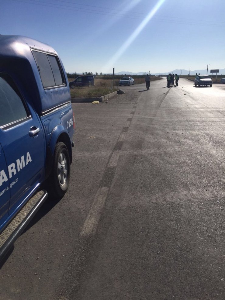 Karaman’da otomobille motosiklet çarpıştı: 1 ölü