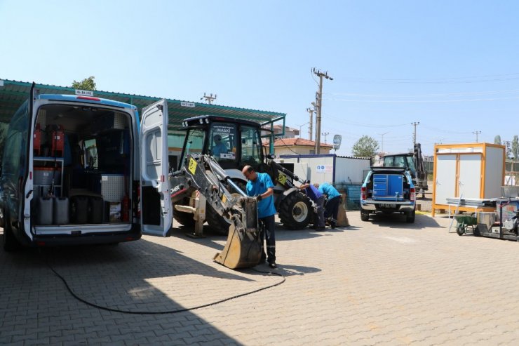 MASKİ’nin mobil bakım araçları 7/24 hizmette