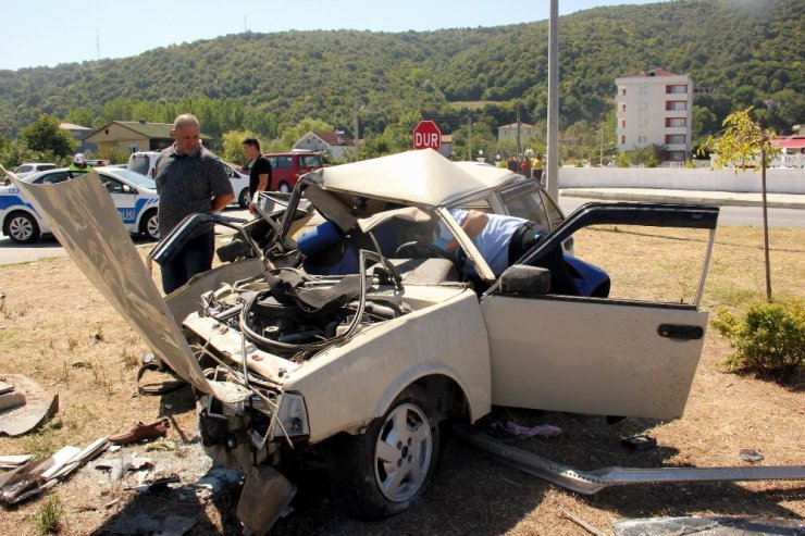 Samsun’da feci kaza: 1 ölü, 7 yaralı