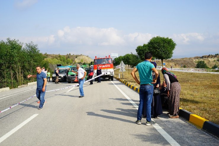 Kazada 60 metre sürüklenen kadın hayatını kaybetti