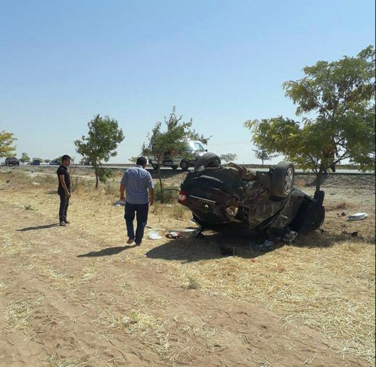 Konya’da otomobil şarampole yuvarlandı: 1 ölü, 2 yaralı