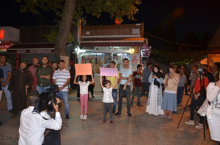 Silivri’de provokatörler iş başında