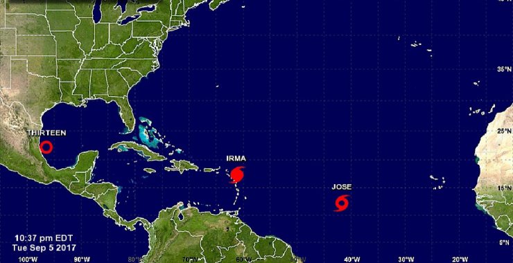 ABD’nin başı Harvey’den sonra Irma Kasırgası ile dertte