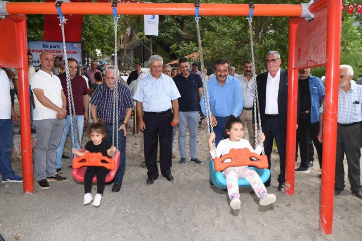 Başkan Çetin yaylada park ve Atatürk büstü açtı