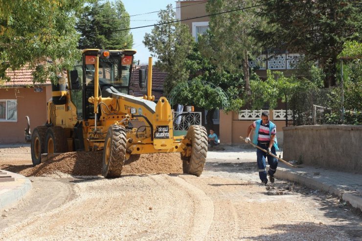 Fatih Mahallesinde sıcak asfalt için hazırlıklar başladı