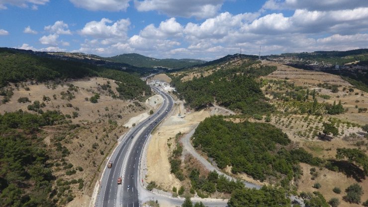 Sabuncubeli Tüneli havadan görüntülendi