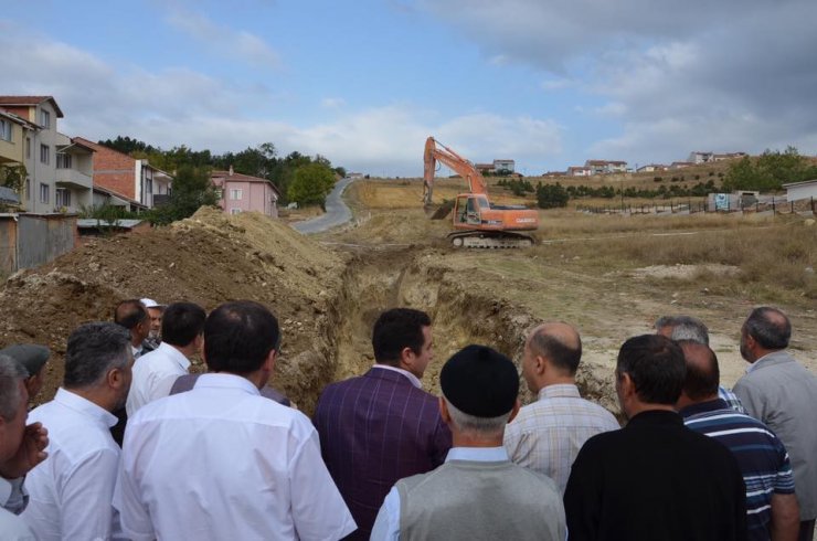 Manişar Osmangazi Camii’nin harfiyat çalışmaları başladı