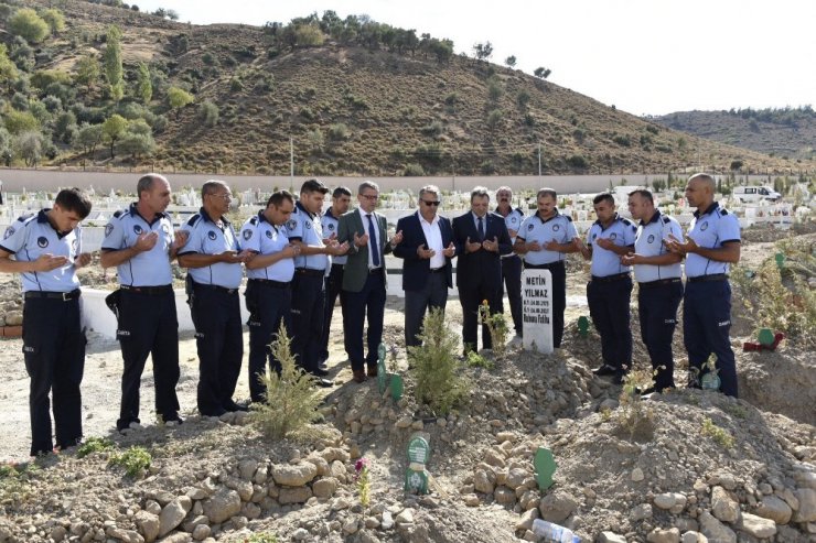 Başkan Çerçi vefat eden zabıta memurunu unutmadı