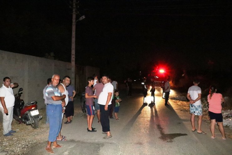 Antalya’da sazlık alanda çıkan yangın korkuttu