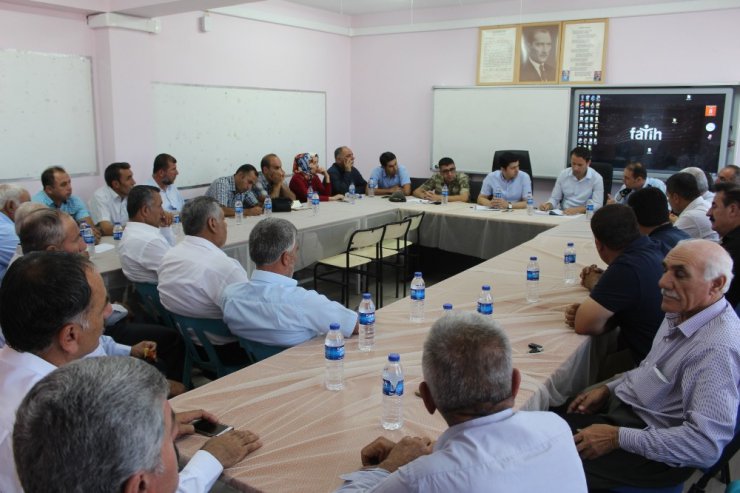 Samsat’ta yeni eğitim - öğretim yılı güvenlik toplantısı yapıldı