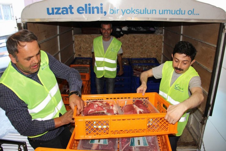 15 ton kemiksiz et dağıtılacak