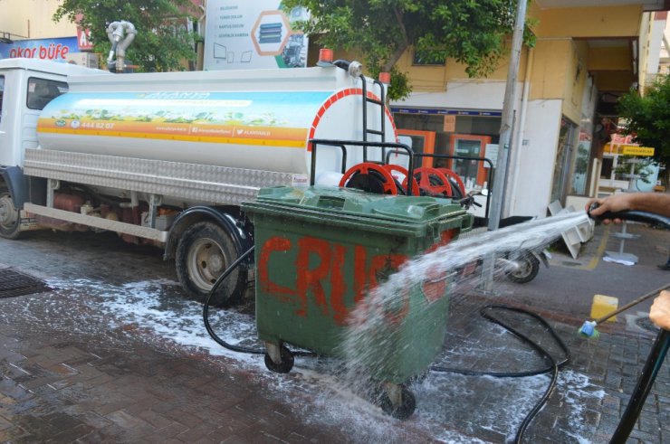 Alanya Belediyesi Temizlik İşlerinden Kurban Bayramı temizliği
